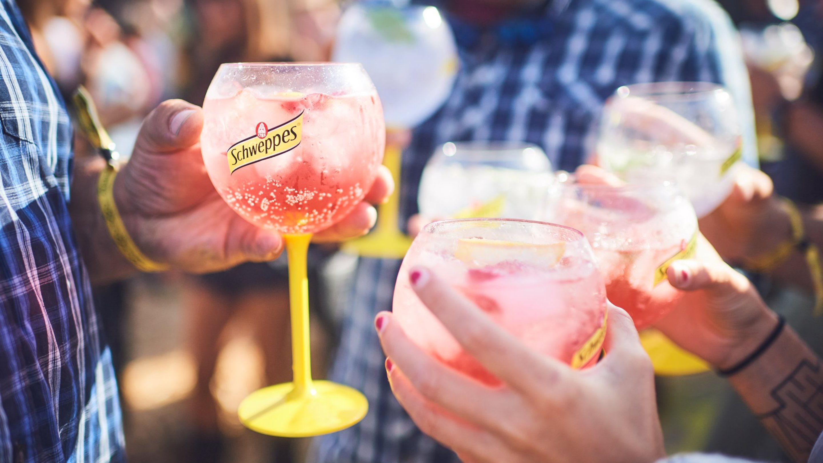 Schweppes Mocktail Gin & Tonic Hibiscus Fruit Schweppes
